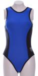 BARAKUDA Swimsuit Blue - 2 mm Neopren Schnorchel- und Badeanzug mit Rückenreißverschluss 