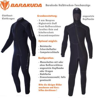 Barakuda Anatom FZ mit Kopfhaube 