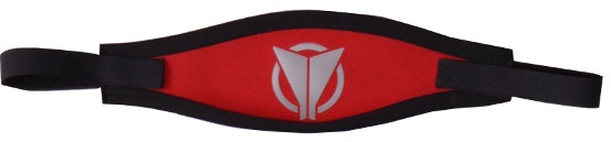 2 Stück Neopren Maskenband Tauchmaskenband Rot 
